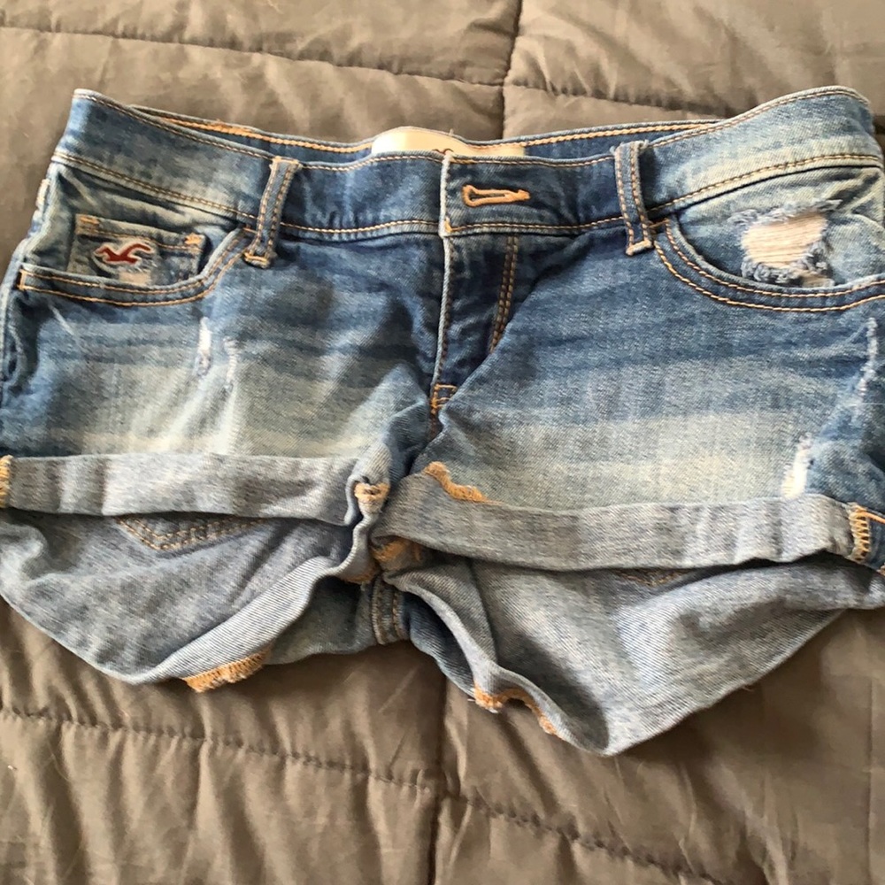 Hollister distressed shorts